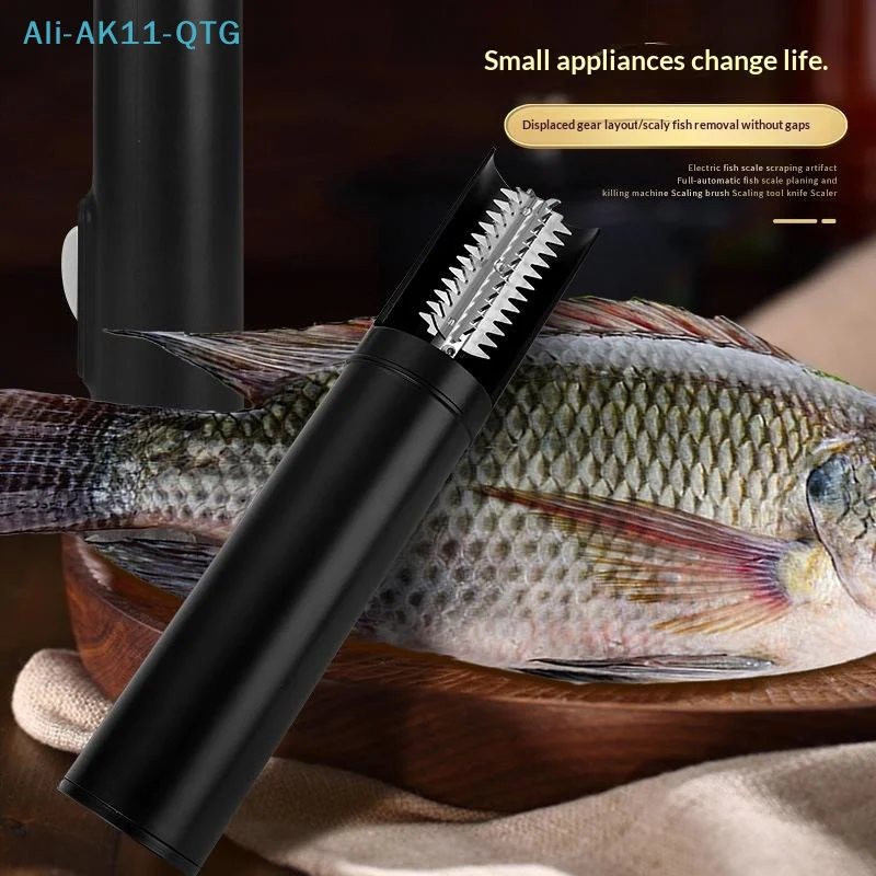NEW 1Set Iron/Plastic Head Wireless Coconut Scraper Electric Grater Machine Automatic Handheld Roller For Kitchen Scaling Fish