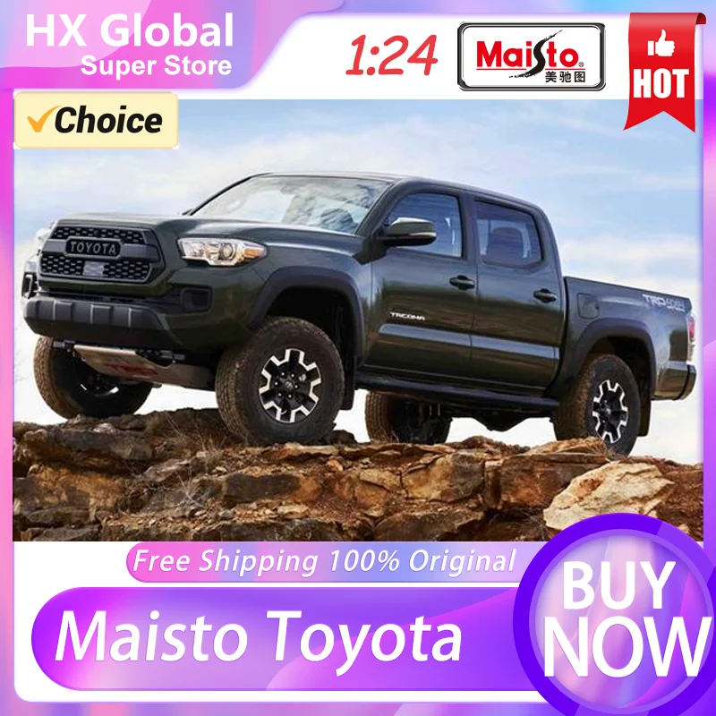 Maisto Toyota 1:24 1:27 2023 Tacoma Trd Pro Pickup Diecast Model Edition Modified Version Alloy Luxury Vehicle Toys Car Gift