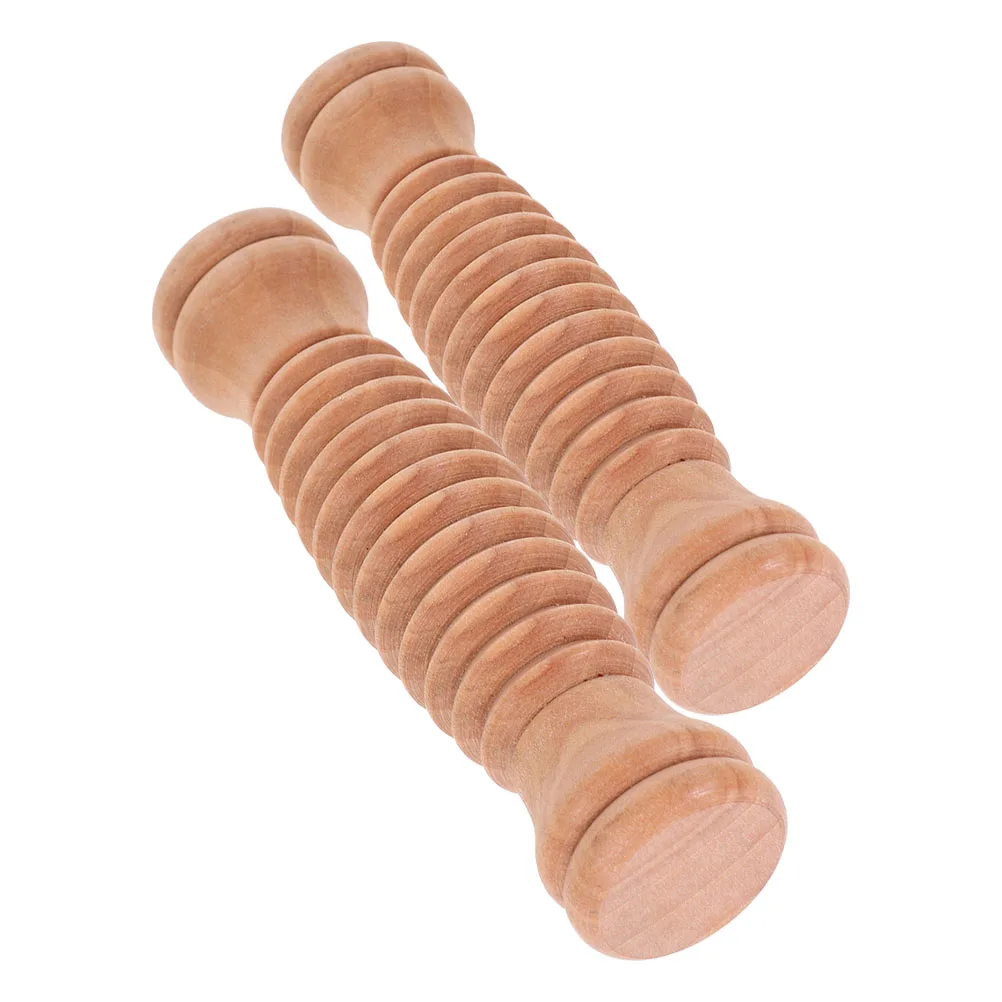 

2Pcs Wooden Foot Massager Roller Manual Muscle Relief Tool for Legs Feet Deep Tissue Massage Portable Yoga Fitness Acupressure