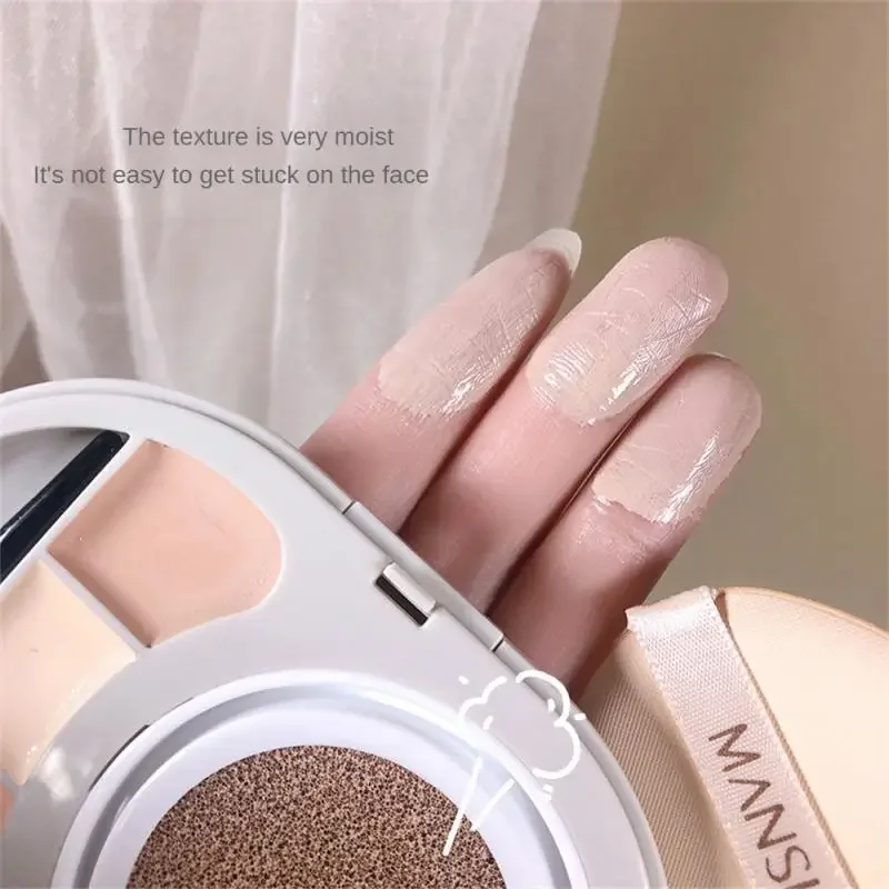 Whitening Air Cushion CC Cream With Concealer Palette Cushion Compact CC Foundation Cream For Face Korean Oil Control Cosmetics