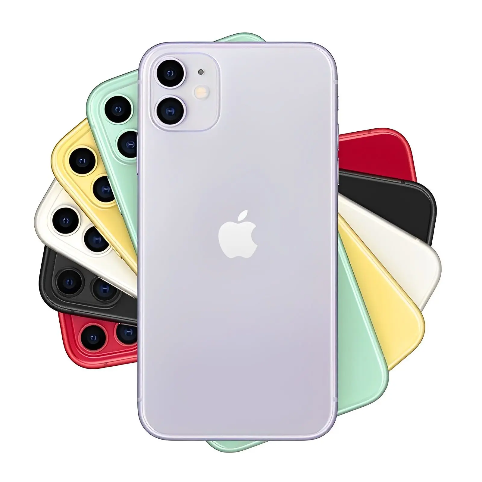 Celular LTE desbloqueado Apple-iPhone 11, 6,1 ", Retina IPS, LCD, 64 GB, 128 GB, 256 GB, A13 IOS, iPhone11 genuíno 4G LTE