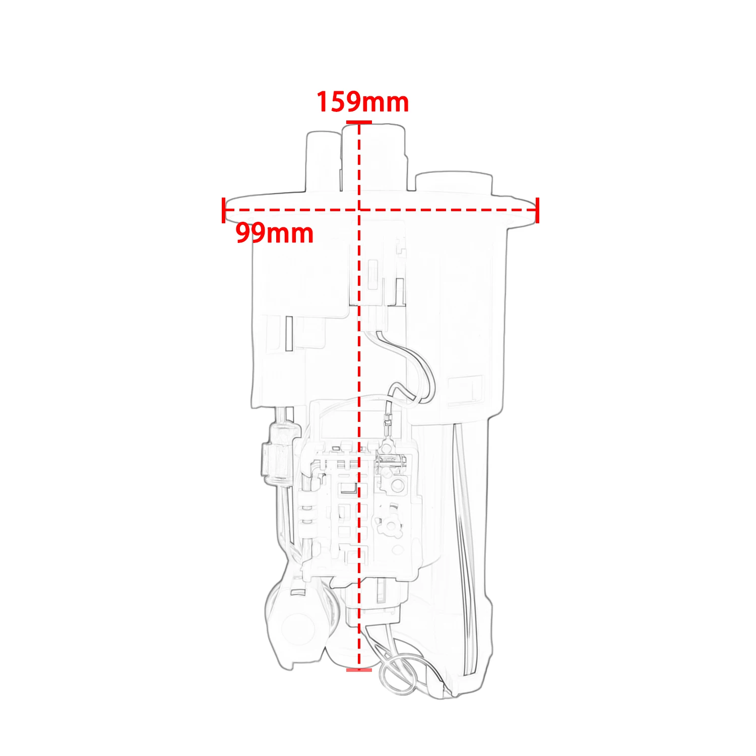 OEM 5PW-13907-01-00 5PW-13907-03-00 Engine Parts Fuel Gas Tank Pump For Yamaha YZF R6 2007