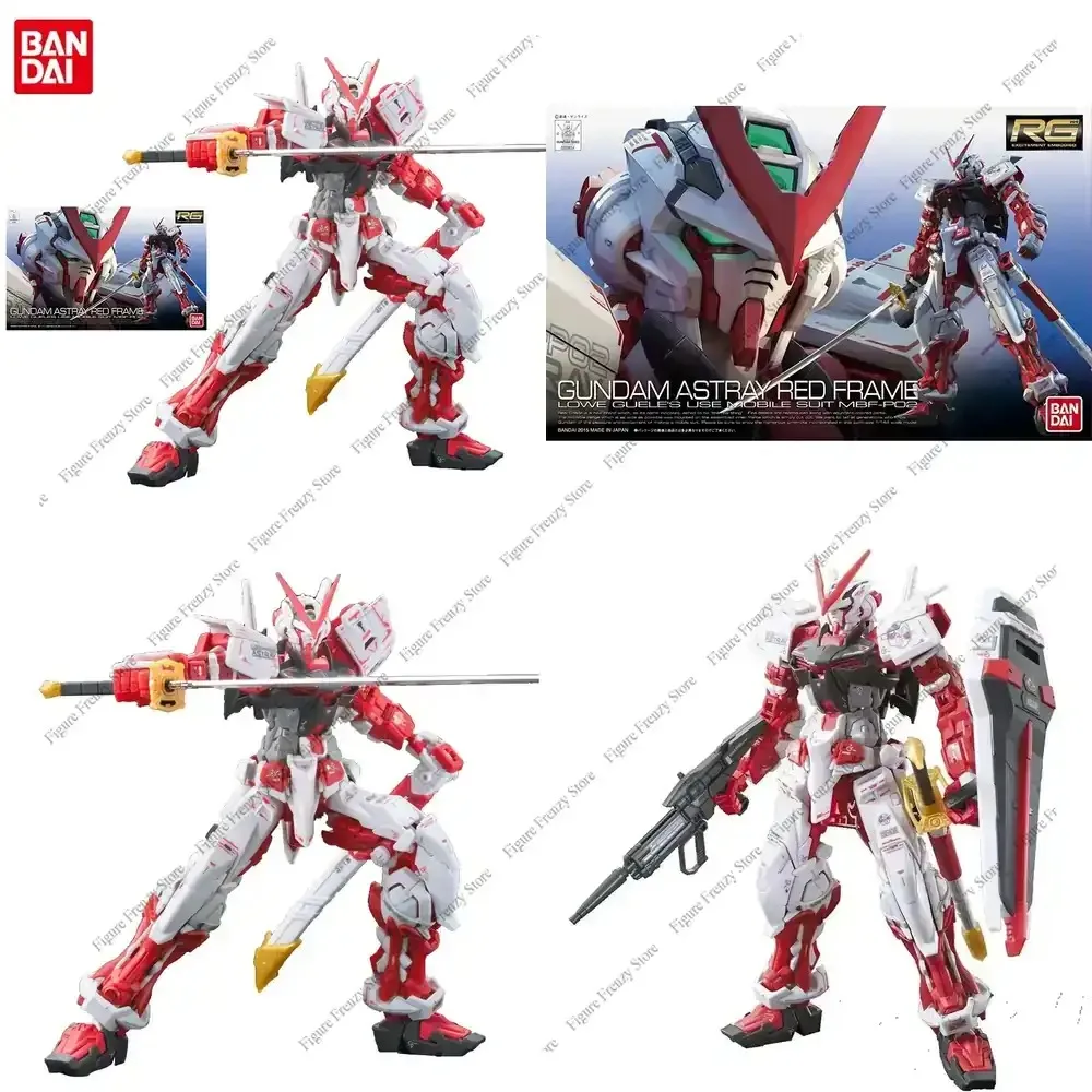 

Special Offer for Bandai Gundam MG 19 MBF-P02 Astray Red Frame RG Anime Figure Kit Gunpla Model Action Toy Figures for Chi