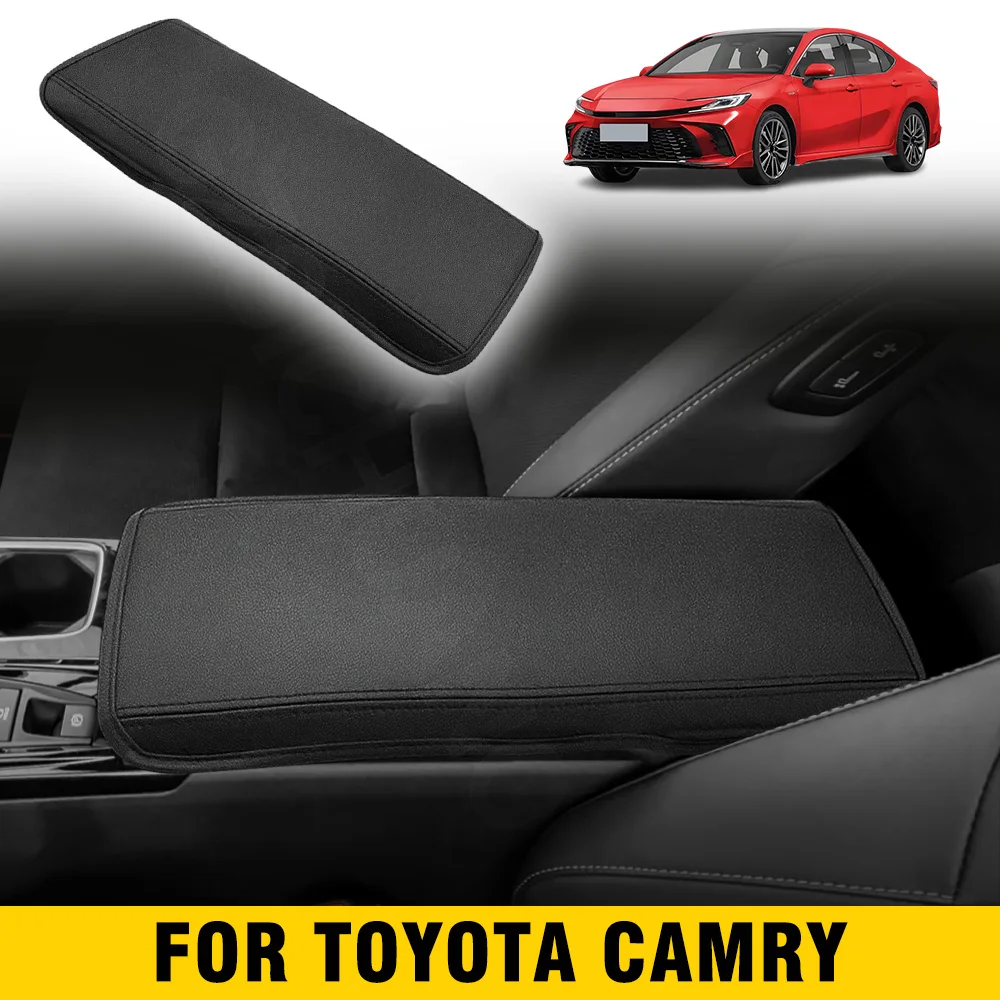 

For Toyota Camry Car Armrest Box Cover Leather Central Control Protector For Toyota Camry 2024 2025 Car Interior Accessories