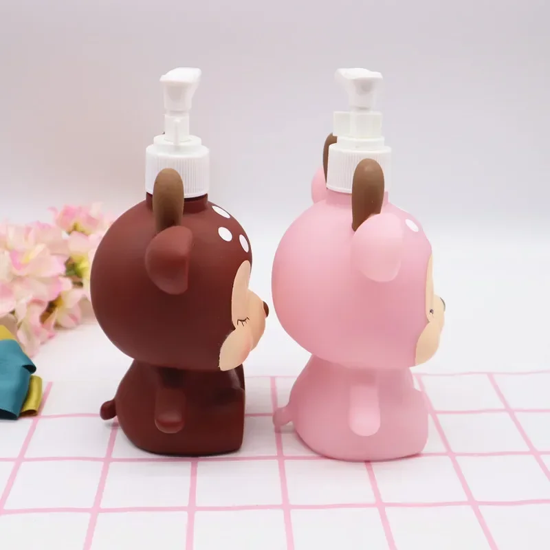 Cartoon Soap Dispener Liquid Soap Dispenser Bathroom Hardwares Accessories Items Shampoo Pump Bath Dispanser Dispender For Home