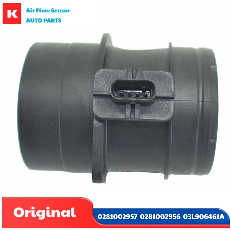 

0281002957 0281002956 03L906461A Mass Air Flow Sensors for Audi A1 A3 A4 A5 A6 Q3 Q5 VW Golf Jetta Passat Diesel 2.0 TDI Sharan