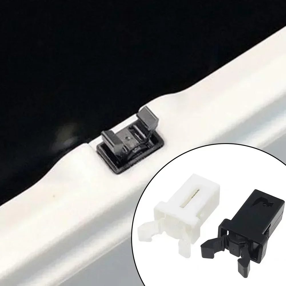 Trash Can Lock Self-Locking Switch Replacement Catch Bin Latch Repair Clip Plastic Black Or White Hardware Home Improvement Part