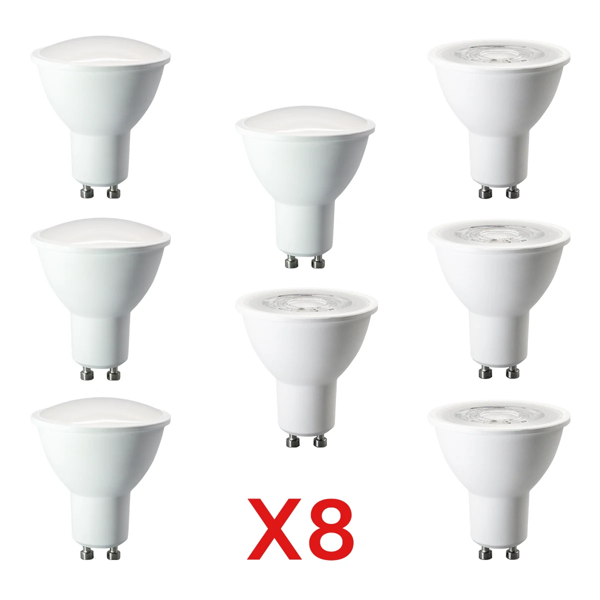 8PCS 3W-9W GU10 Focos LED Spot Light 38degree 120degree AC220V Indoor Lighting Home Decoration Bulbs Led Lights for Room