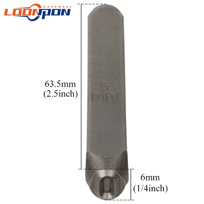 Loonpon Metal Stamping Kit Number Letter Stamps Set Alloy Steel Stamp DIY Punch Tools for Leather Metal Aluminum Mild Steel