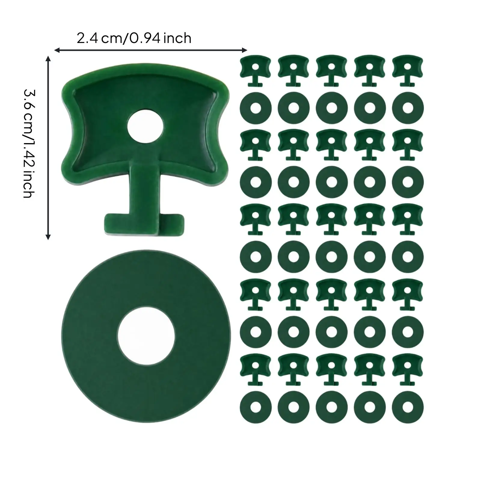 Durable Plastic Greenhouse Clip with Spacer for Holding Insulation Netting on Mini Frame Kit