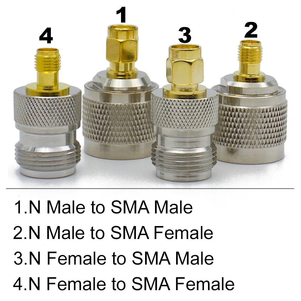 L16 N to SMA Connector Male Female Straight Adapter SMA to N Test Converter for Wi-Fi Cable,mobile communications,wireless data