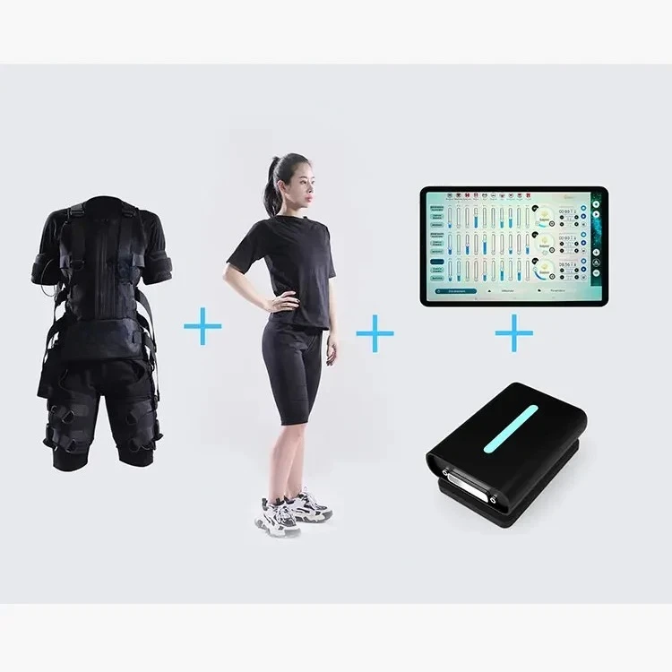 EMS Electrical Pulse Fitness Training Suit - EMS One-Piece Jacket Set