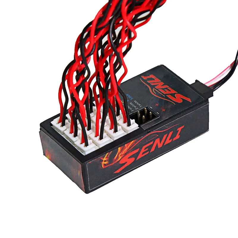 Simulated Flashing LED Flashing Light Group for 1/10 1/8 RC Crawler Car Traxxas TRX4 AXIAL SCX10 RC4WD D90 Retrofit Light Group
