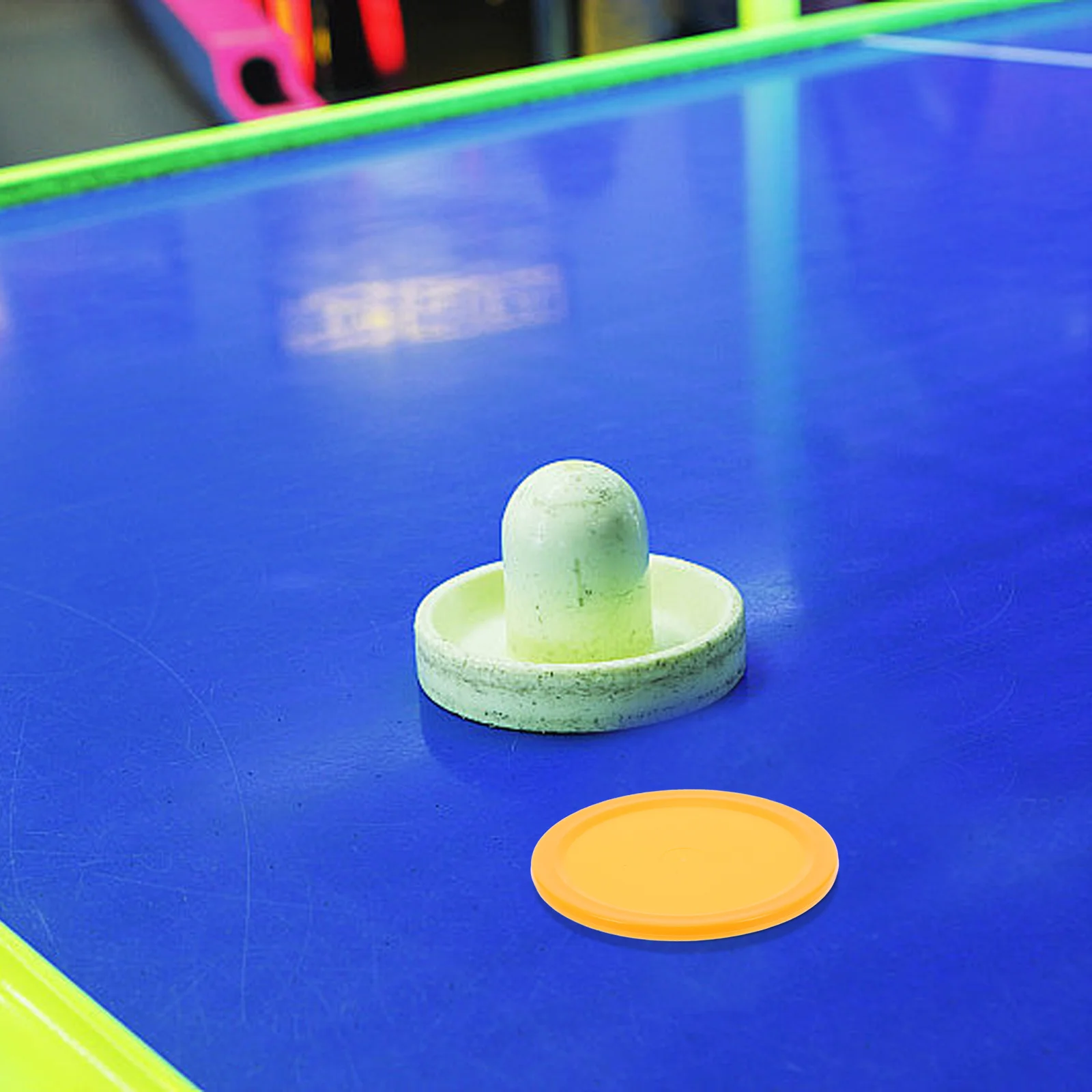 10 قطعة كرات الصولجان هوكي الجليد استبدال دائم مشرق منضدية لعبة الملحقات داخلي اللعب الهوكي كرات الصولجان البلاستيكية الجدول عفريت #1