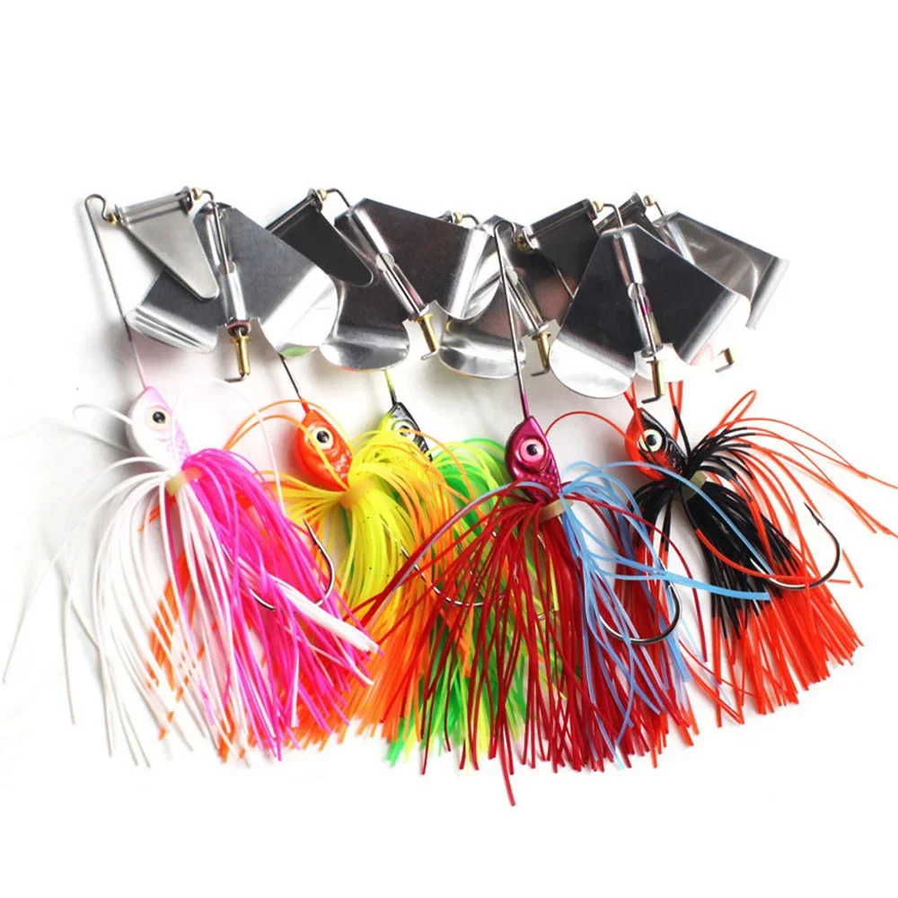 

1Pc Crankbait Fishing Lure 14.7g Compound Glitter Whisker Hook Rotary Fish Simulation Bait Anti-hanging Bottom for Bass Pike