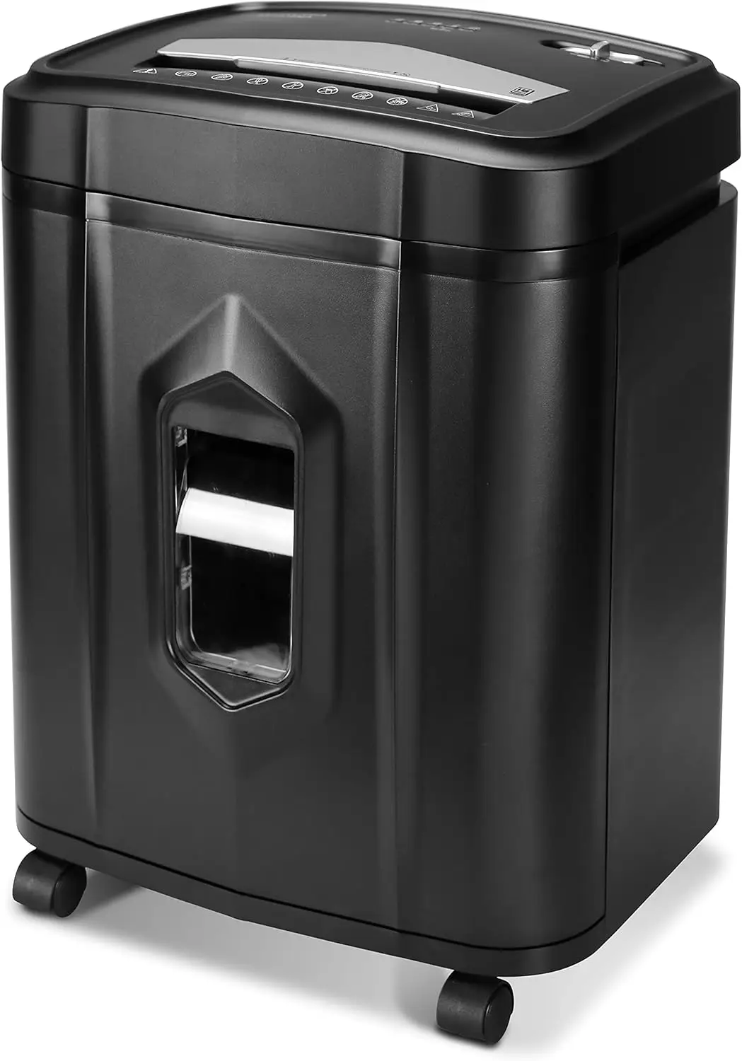 AU1830XA Heavy Duty Anti-Jam 18-Sheet Crosscut Shredder/30 Min Run Time/ 5-Gallon Pullout Basket and Casters