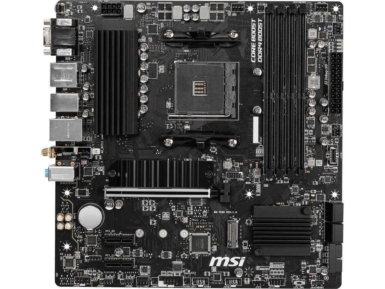 Motherboard CPU Memory Combo -  MSI B550M PRO-VDH WIFI Bundle with  AMD Ryzen 5 5500  and Team Group TF3D416G3200HC16FDC01