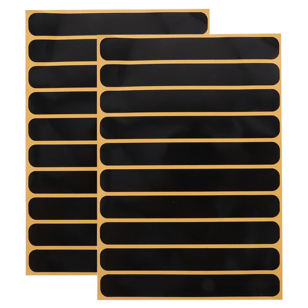 

2 Packs Black Reflective Stickers High Visibility Safety Motorcycle Cycling Bike Skateboard Decals Durability Weather