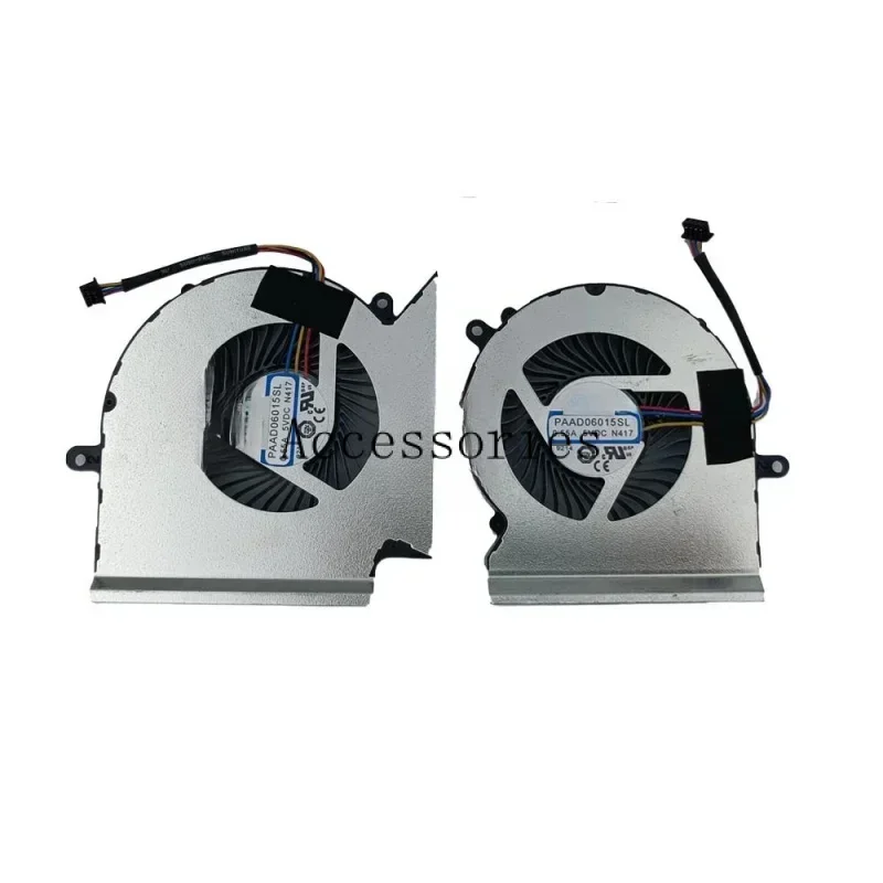 Genuine Laptop CPU GPU Cooling Fans for MSI GL65 GE65 GP65 WE65 9TI 9TJ Leopard MS-16U1 Notebook PC Cooler VGA Fan PAAD06015SL