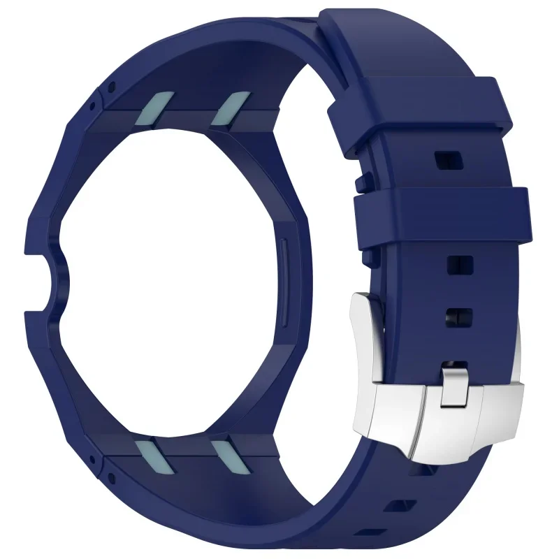 2-in-1-PC-Gehäuse + Silikonarmband für Swatch X AP Royal Pop Taschenuhr, umwandelbar in Armbanduhr, integriertes Modifikationszubehör – Detail 8