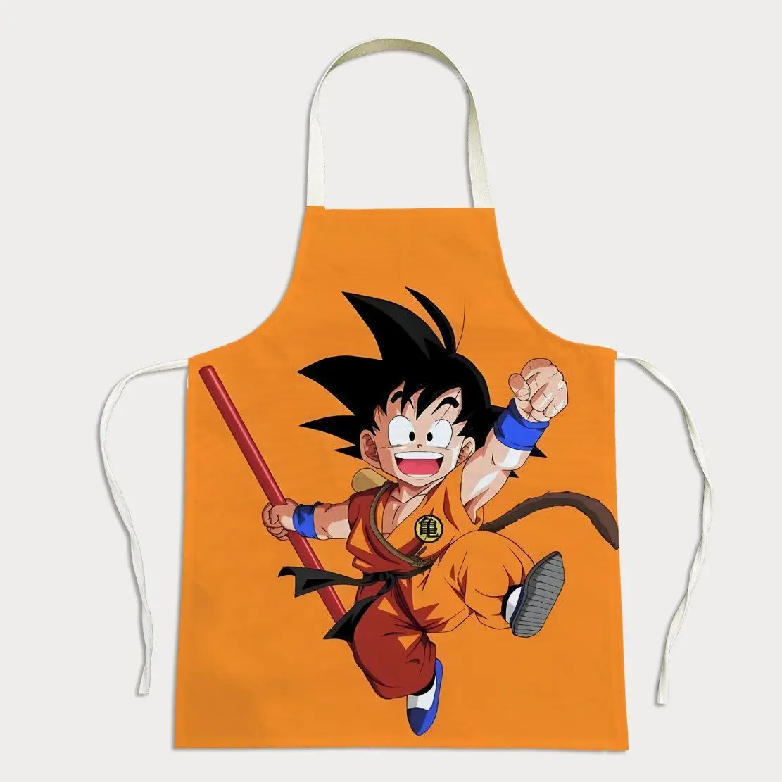 Dragon Ball Son Goku Cartoon Apron Kawaii 2D Waterproof Stain-Resistant Waist Apron Work Clothes Anime Merchandise Wholesale view 4