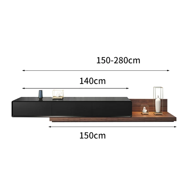 Factory Direct 2026 Modern Premium Tv Stand Minimalist Nordic Beauty Organizer Tv Stand Trendy Design Meubles Tv De Salon Murale