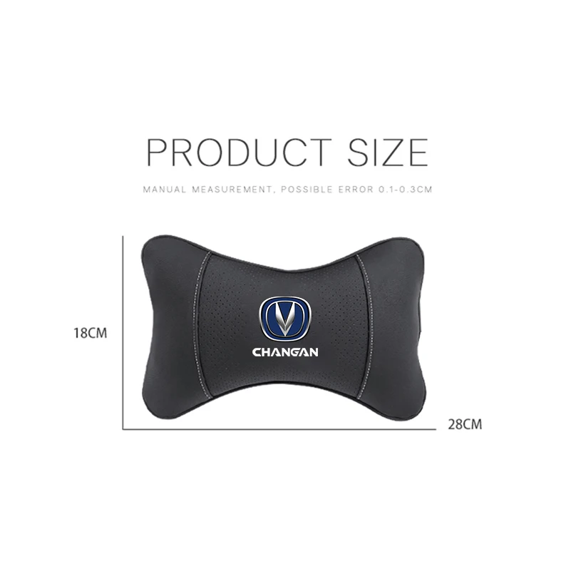 For Changan CS35 CX70 CS85 CS55 CS75 CS15 Alsvin Hunter CS95 2021 Yuexiang Star EAD 1Pcs Car Seat Headrest Auto Logo Neck Pillow