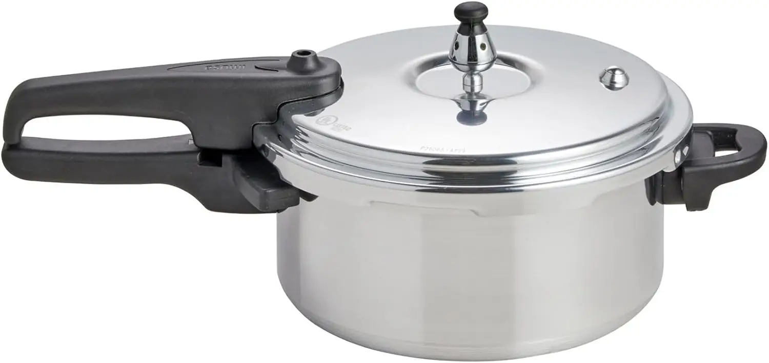 

4.2 Quart Stovetop Aluminum Presure Cooker with safety valves for risk-free opening