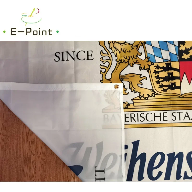 Weihenstephaner Beer Flag 3ft*5ft (90*150cm) Size Christmas Decorations for Home Flag Banner Indoor Outdoor Decor BER6