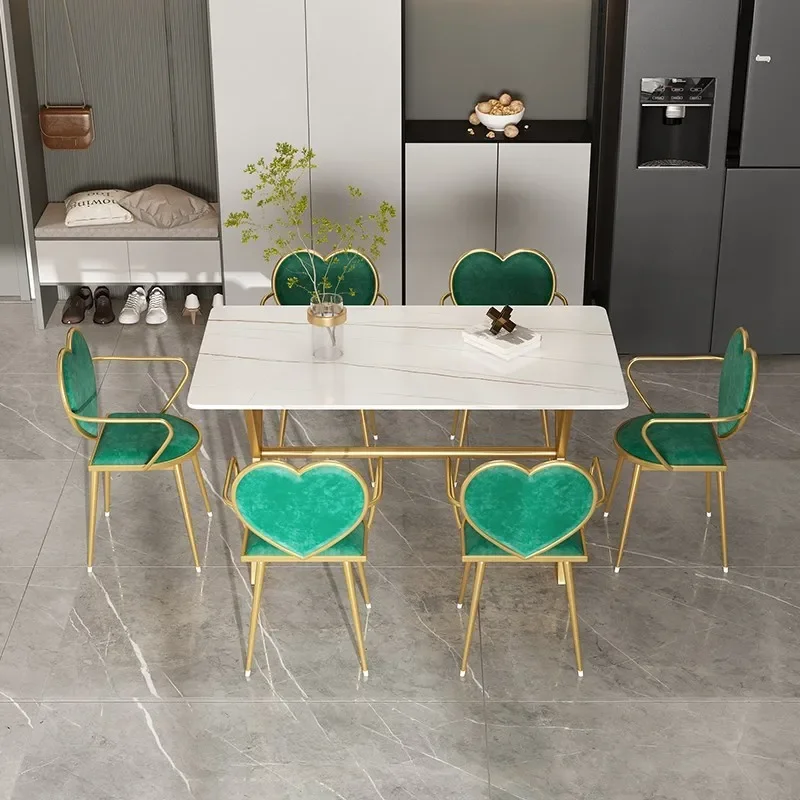 Minimalist Legs Dining Table Onement Nordic Kitchen Hallway Coffee Tables Office Princess Modern Mesas De Jantar Hotel Furniture image 2