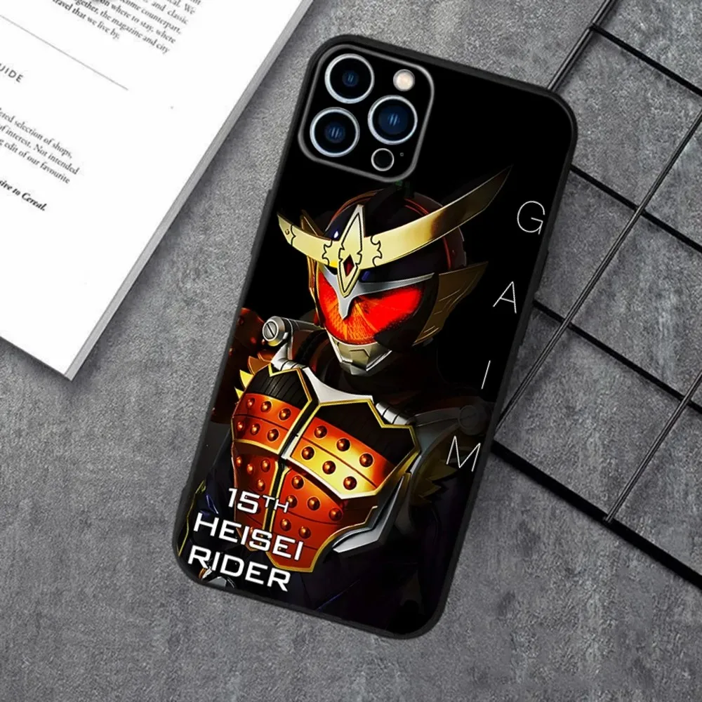 Masked Rider Kamen Rider Phone Case For Apple iPhone 15,14,13,12,11,XS,XR,X,8,7,Pro,Max,Plus,mini Silicone Black Cover