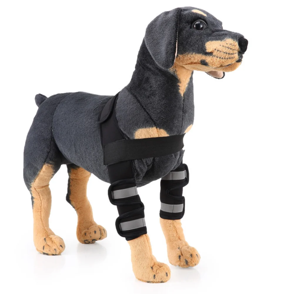 Pet Knee Pet Adjustable Knee Brace Hock Brace Bandages Straps Protection Dog Bandage Wrap Dog Recovery Pet Medical Supplies