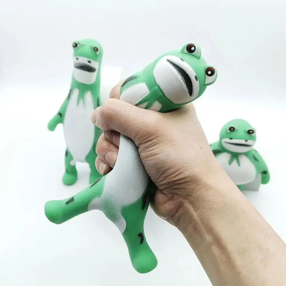 

Big Eye Frog Pinching Beads Fidget Puzzle Sensory Toy Stress Relief Ball TPR Soft Glue Elastic Spit Ball Squeeze For Kids Gifts