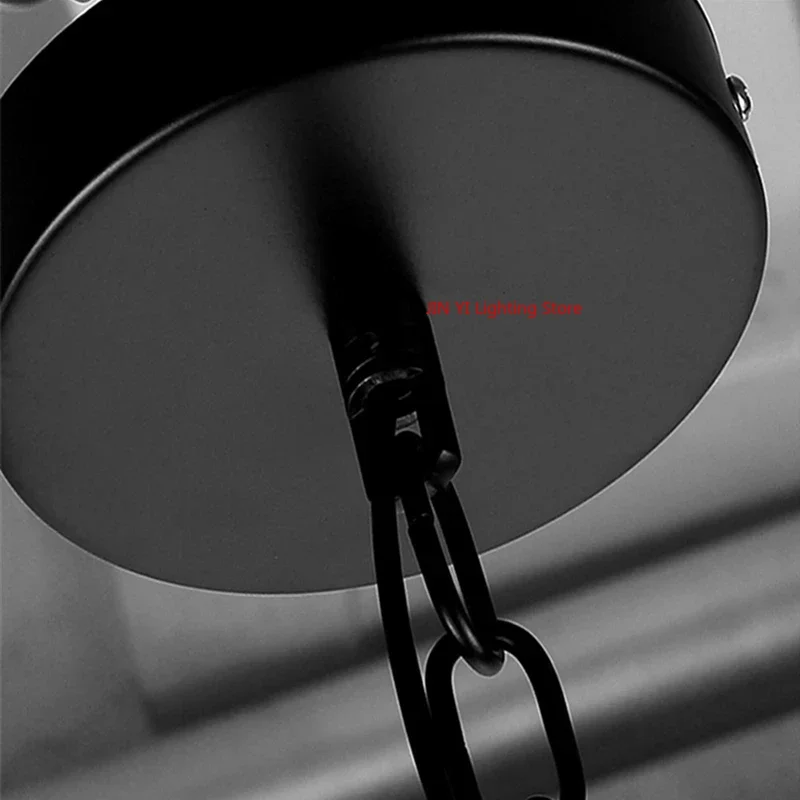 Imitation Plant Chandelier  For Restaurant And Bar Industrial Loft Decoration Retro Lighting Inner Cover Silver