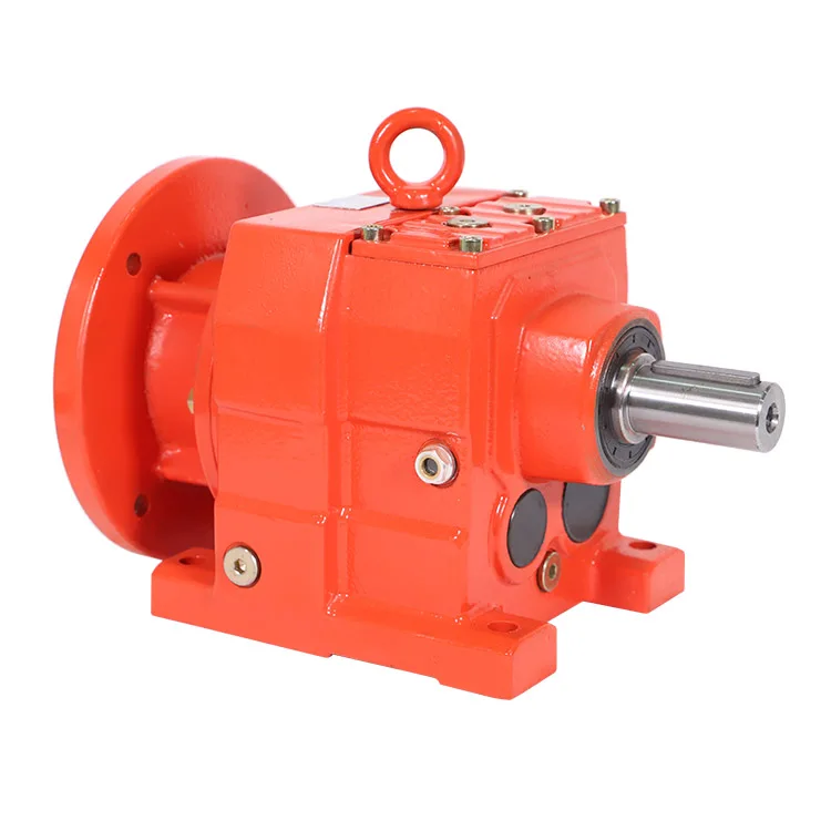 Inline Helical 2 double stage Speed Reducer output 30 rpm Gearbox