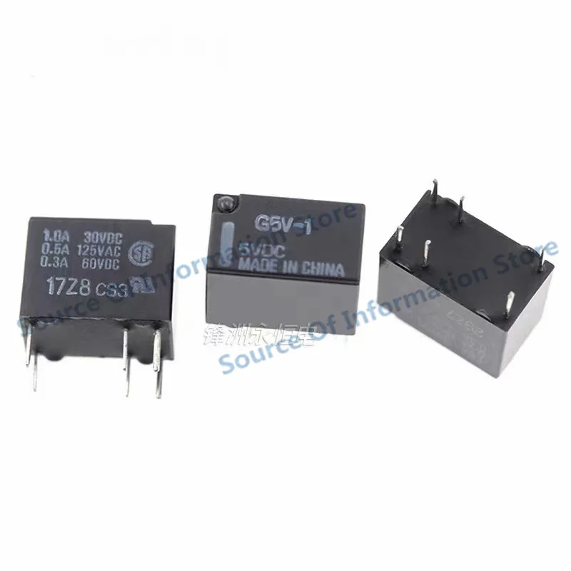 10PCS Mini Signal Relay G5V-1-12VDC G5V-1-24VDC G5V-1 5VDC G5V-1 G5V-1 3VDC 5VDC 12VDC 24VDC 1A 6Pin 100% new Original