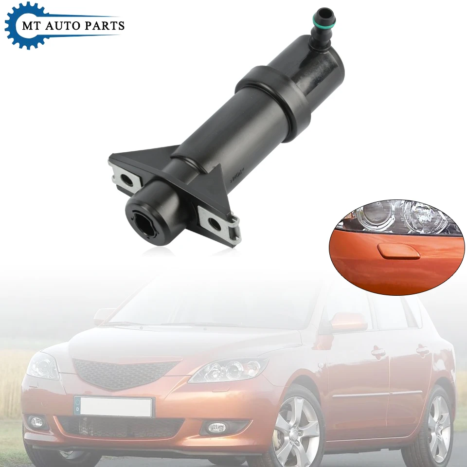 MTAP For Mazda 3 Axela BK 5-Door 2003 2004 2005 2006 2007 2008 Front Headlight Headlamp Washer Nozzle BP4K-51-826 Left = Right