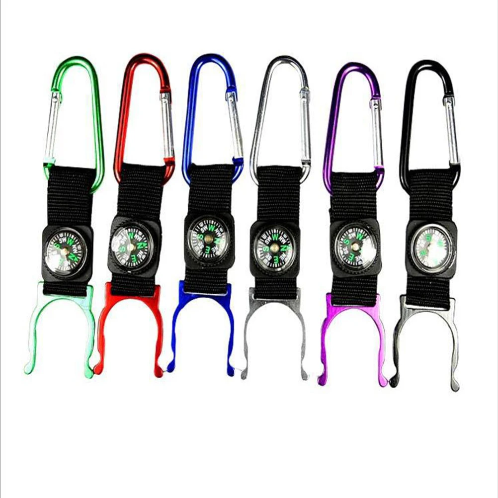 

5Pcs Flexible Water Bottle Buckle Clip Portable Bottle Holder Belt Suitable Diameter 1-1.25inch Scratch Resistant for Camping