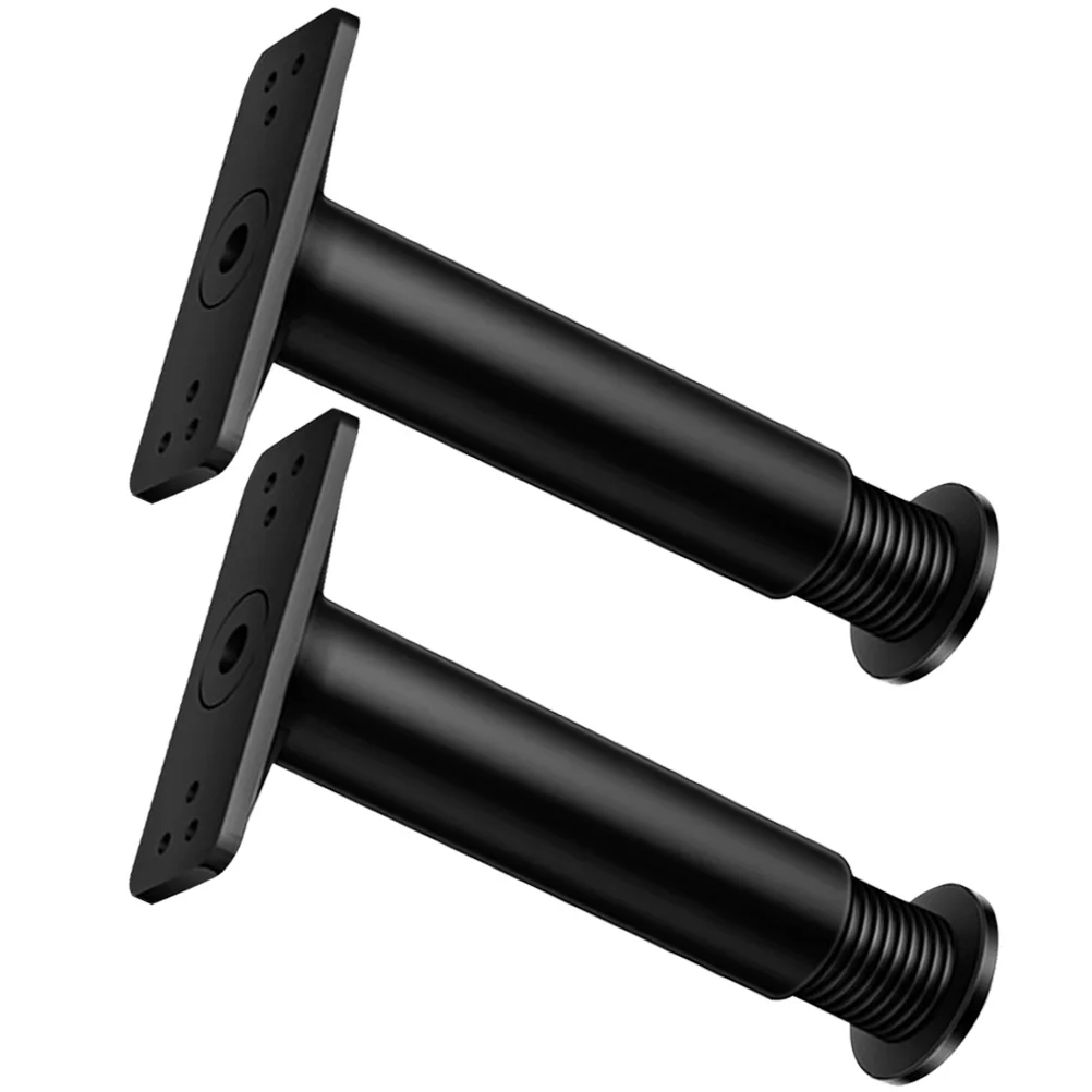 2 Pcs Bed Support Frame Legs Furniture Center Table Stabilizer Adjustable Replacement