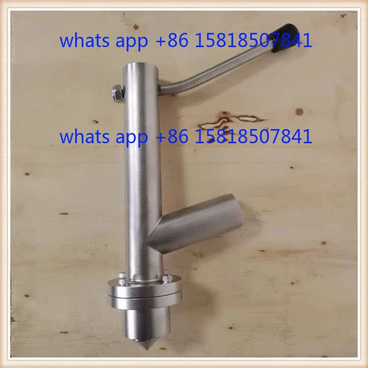 Stainless Steel Manual Welding Flange Paper Mill Reactor Slurry Dissolving Pulp Pulp Sampling Valve Quick Row Sampler