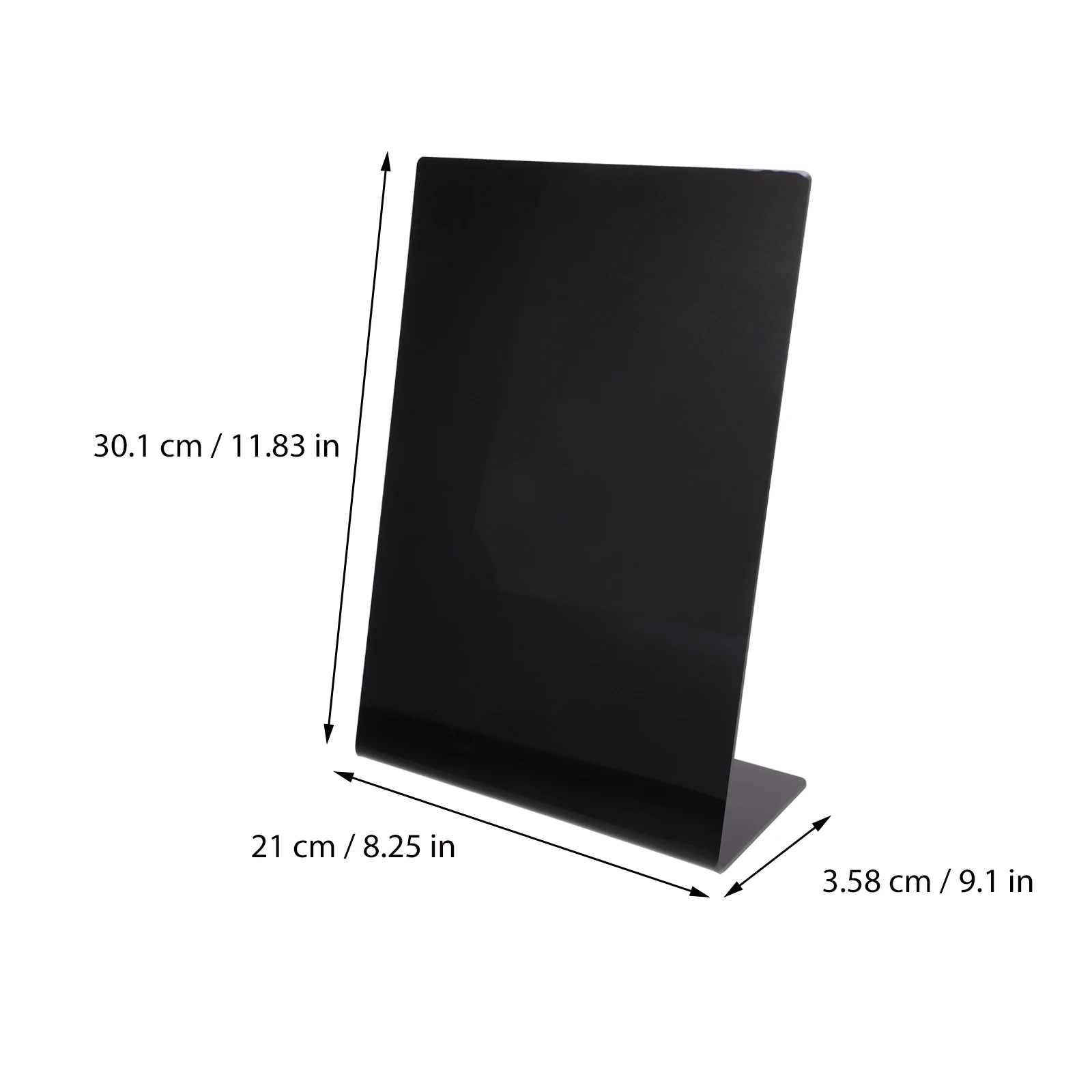 Hand Drawn Mirror Menu Board For Kitchen Acrylic Erasable Menu Kitchen Desk Sign Erasable Chalkboard Table