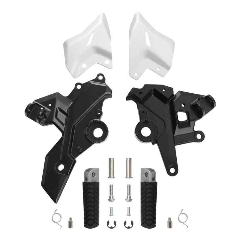 

Front Driver Footrests Footpegs Brackets For Kawasaki Ninja 650 Z650 2017-2023 Z650RS 2022-2023