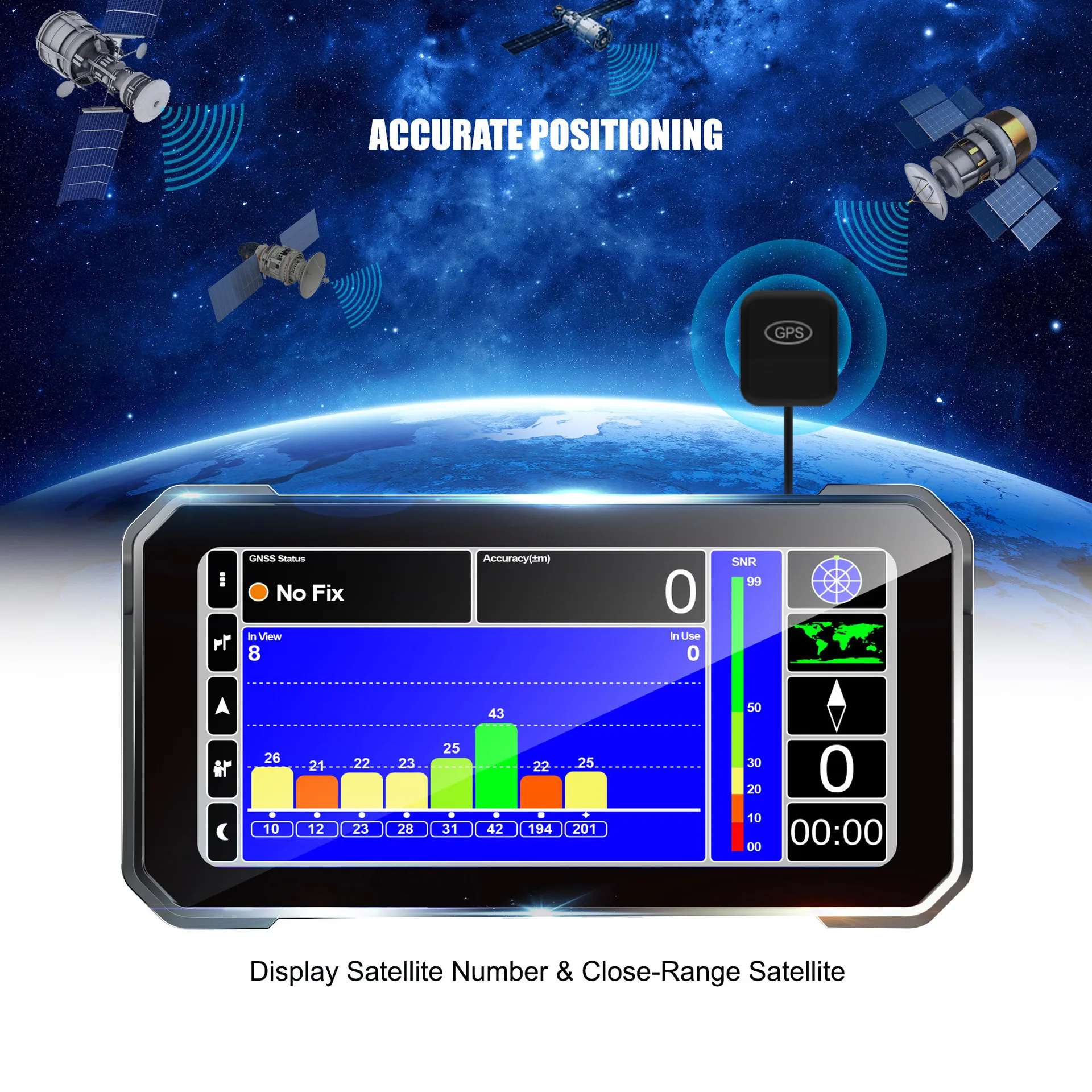 6.25 Inch WIFI Version Android System Motorcycle Dual Recording Waterproof Navigation WiFi Special Locomotive