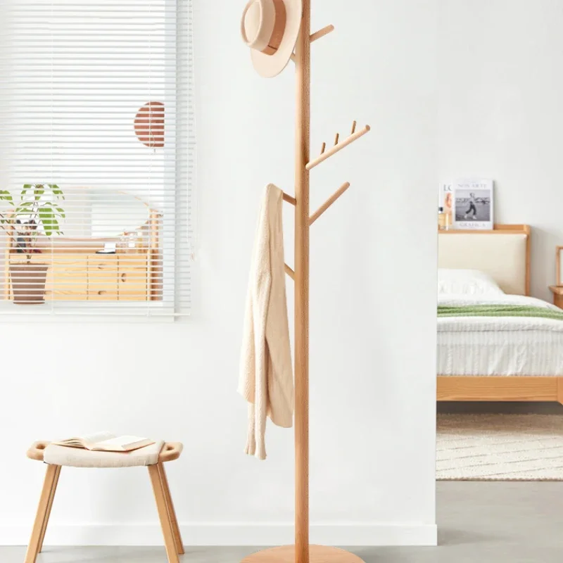 Vertical Floor Coat Beech Bedroom Living Room  Bag Hanging Rack Clothes  Household