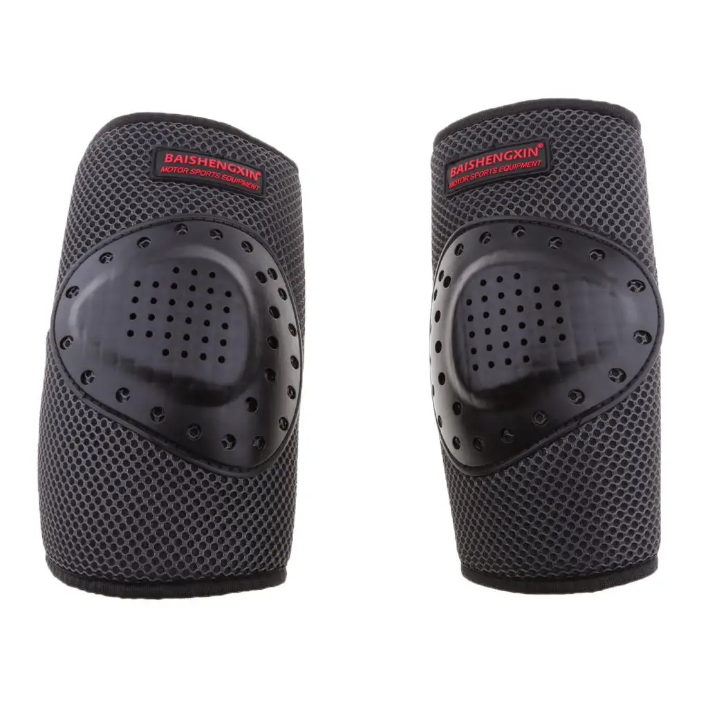 Motocross Equipment Knee Elbow Pads Set Breathable Shock Absorption for Motorcycle Enduro BMX Skateboarding