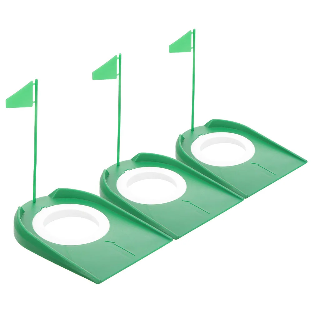 3 قطعة كوب وضع الجولف المحمول ABS التدريب المعونة ممارسة داخلية ملحق تصميم مدمج سهل الاستخدام داخلي وضع ثقب الكأس #5