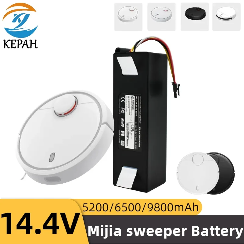 

100% New Suitable for Mijia Sweeping Robot Vacuum Cleaner Replacement Li-Ion Battery Stone S55 Battery 14.4v 9.8Ah P108