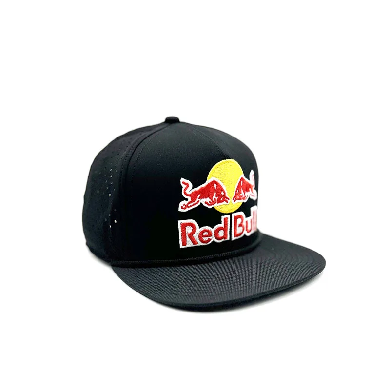 التطريز الأحمر الثور شقة حافة قبعة بيسبول قبعة سائق الشاحنة الرجال النساء أربعة الموسم في الهواء الطلق في الهواء الطلق عادية الرياضة قناع واقية من الشمس قبعة