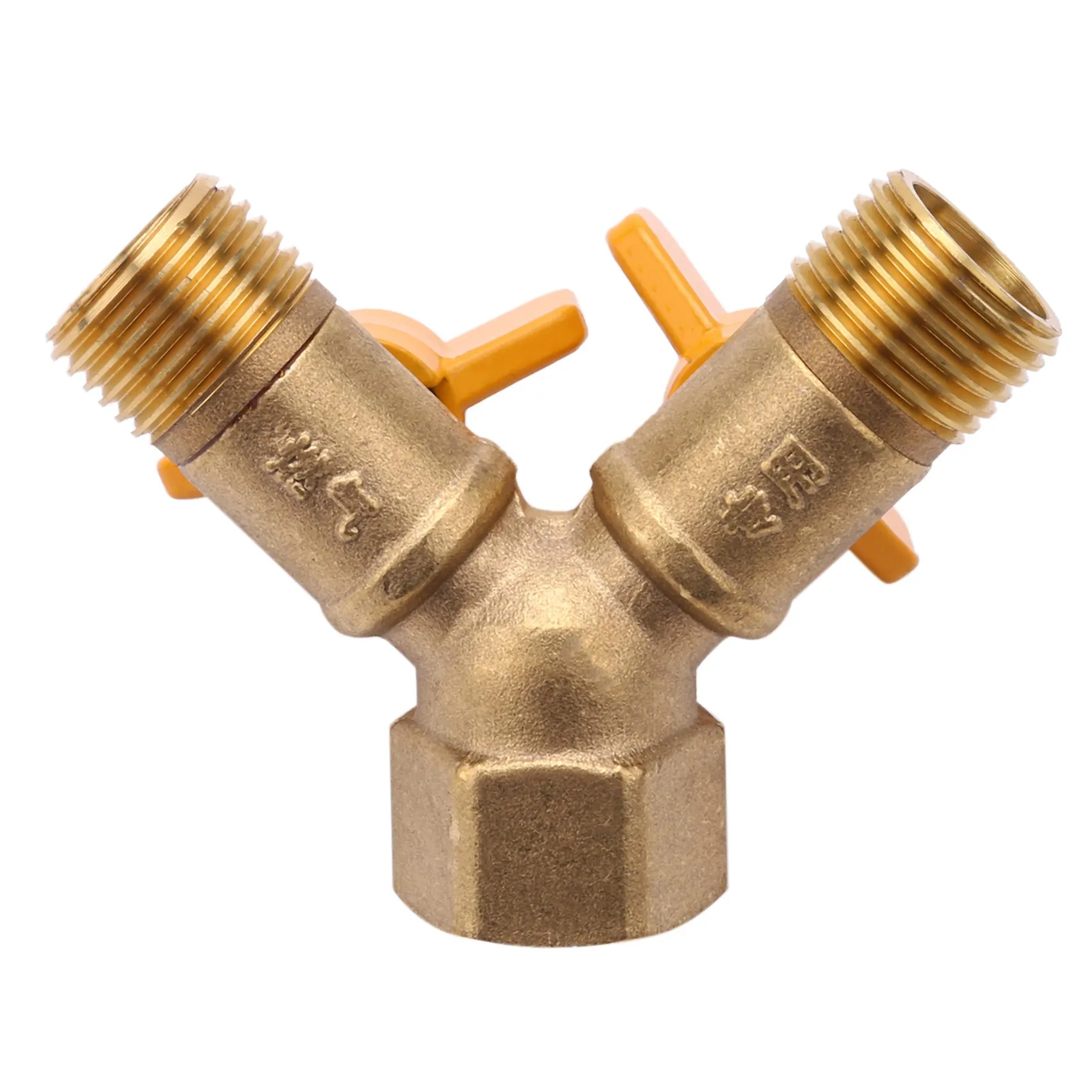 

2 Way 1/2 "Faucet Adapter Outside Garden Irrigation Tap Adapter and Hose Divider Z