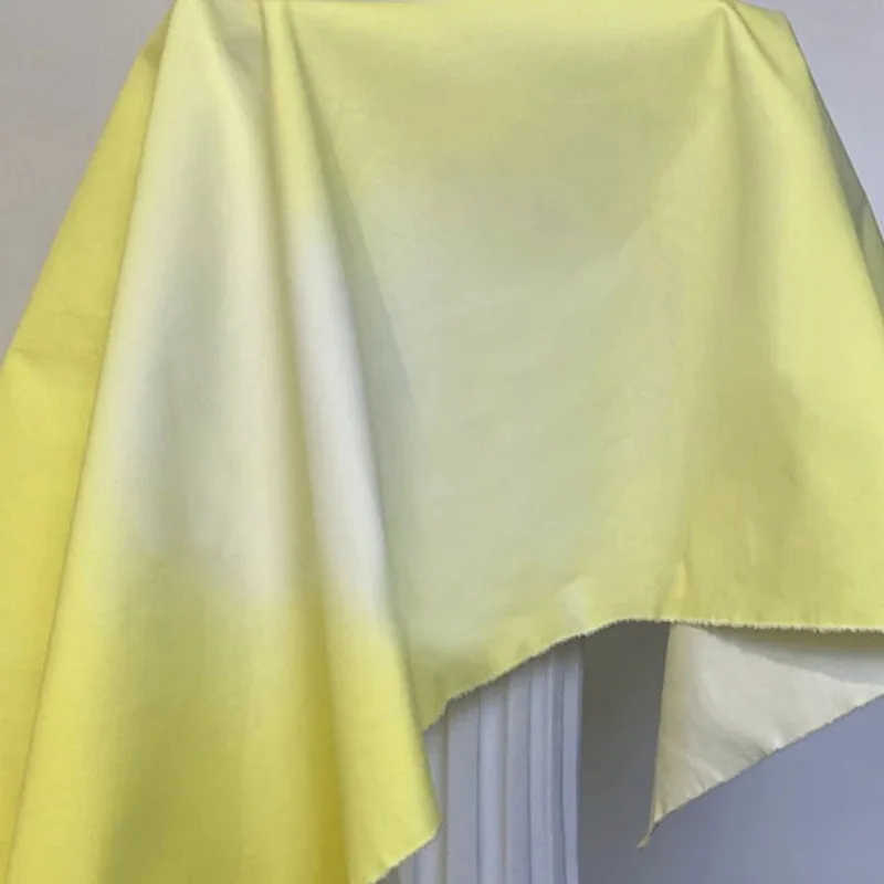 Photosensitive Canvas Fabric Yellow Turns White Creative Designer Fabrics Wholesale Cloth for By Meter Diy Cotton Material
